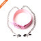 Metal Adjustable Clamps Leather Collars Chains Dress Accessories