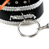 Adjustable PU Leather Choker Necklace Padded Neck Collar