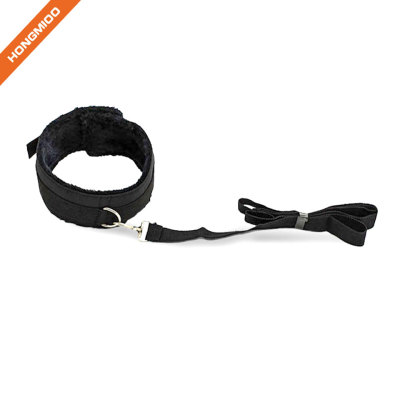 Premium Faux Leather Lockable Neck Collar and Leash