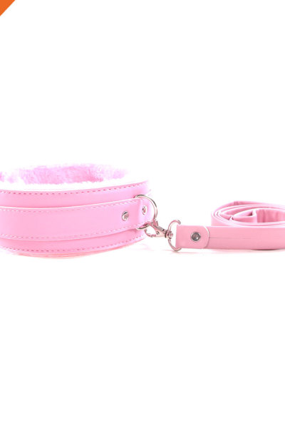 High quality wholesale sex toy PU leather SM set adjustable neck collar