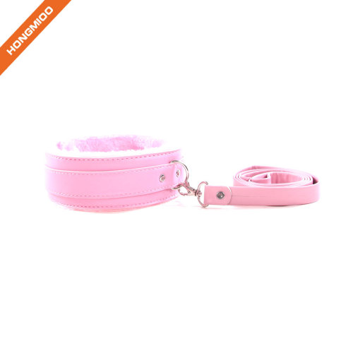 High quality wholesale sex toy PU leather SM set adjustable neck collar