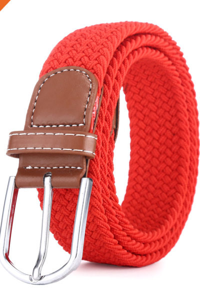 Colorful Sports Belts Polyester Nylon Fabric Braided Belts