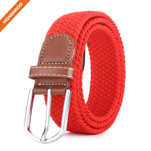Colorful Sports Belts Polyester Nylon Fabric Braided Belts