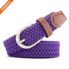 Comfortable Soft Stretch Woven Sport Belts Polyester Nylon Fabric Braided Belts