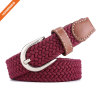 Comfortable Soft Stretch Woven Sport Belts Polyester Nylon Fabric Braided Belts