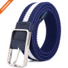 Canvas Elastic Fabric Woven Stretch Multicolored Braided Belts
