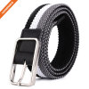 Canvas Elastic Fabric Woven Stretch Multicolored Braided Belts
