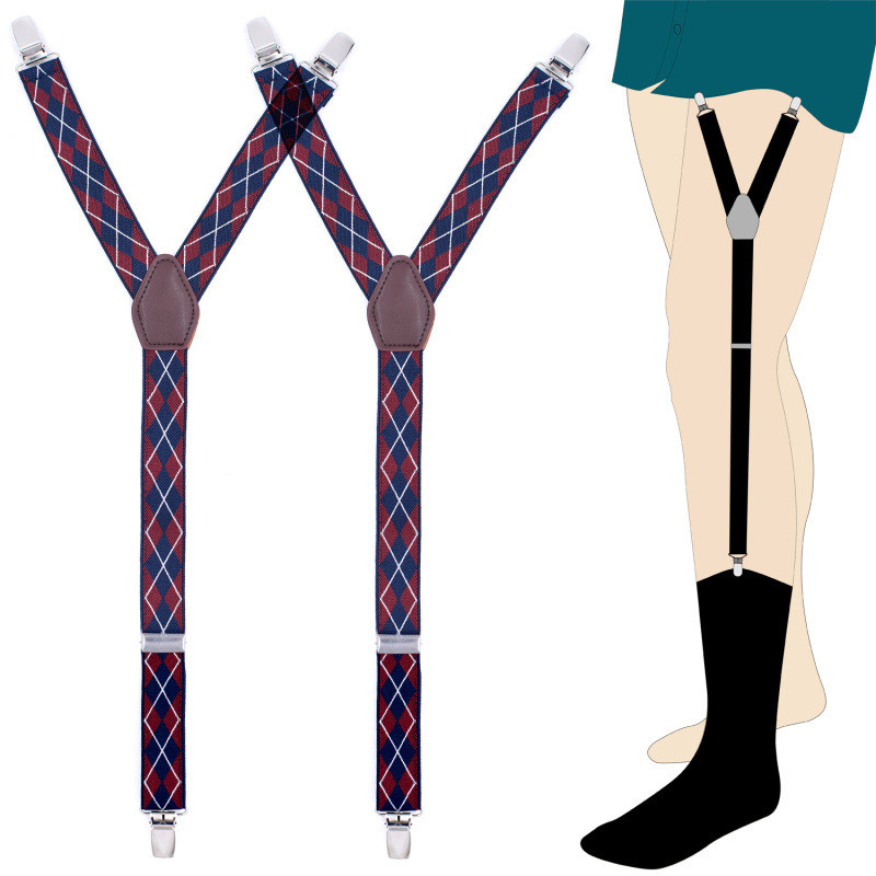 Military Shirt Stays - Adjustable Elastic Garters