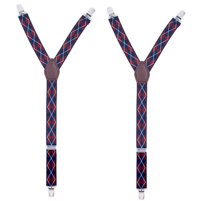 Customized Men's Military Shirt Stays - Adjustable Elastic Garter with Durable Non-Slip Metal Clamps