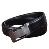 Men's Leather Automatic Buckle Personality Plate Buckle Belt