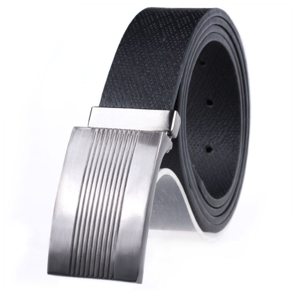 Zinc Alloy Buckle Belt Plate Buckle Cowhide Leather Belt For Men
