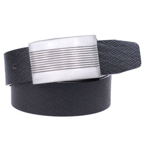 Zinc Alloy Buckle Belt Plate Buckle Cowhide Leather Belt For Men