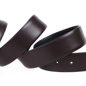 Business Belt With Metal Buckle Men Leisure Top Leather Belt