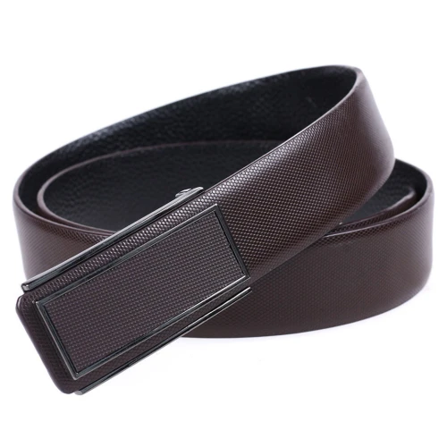 Business Belt With Metal Buckle Men Leisure Top Leather Belt