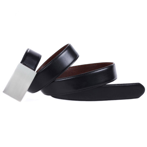 Men's Slide Buckle Belt  Pure Leather Business Casual Belt