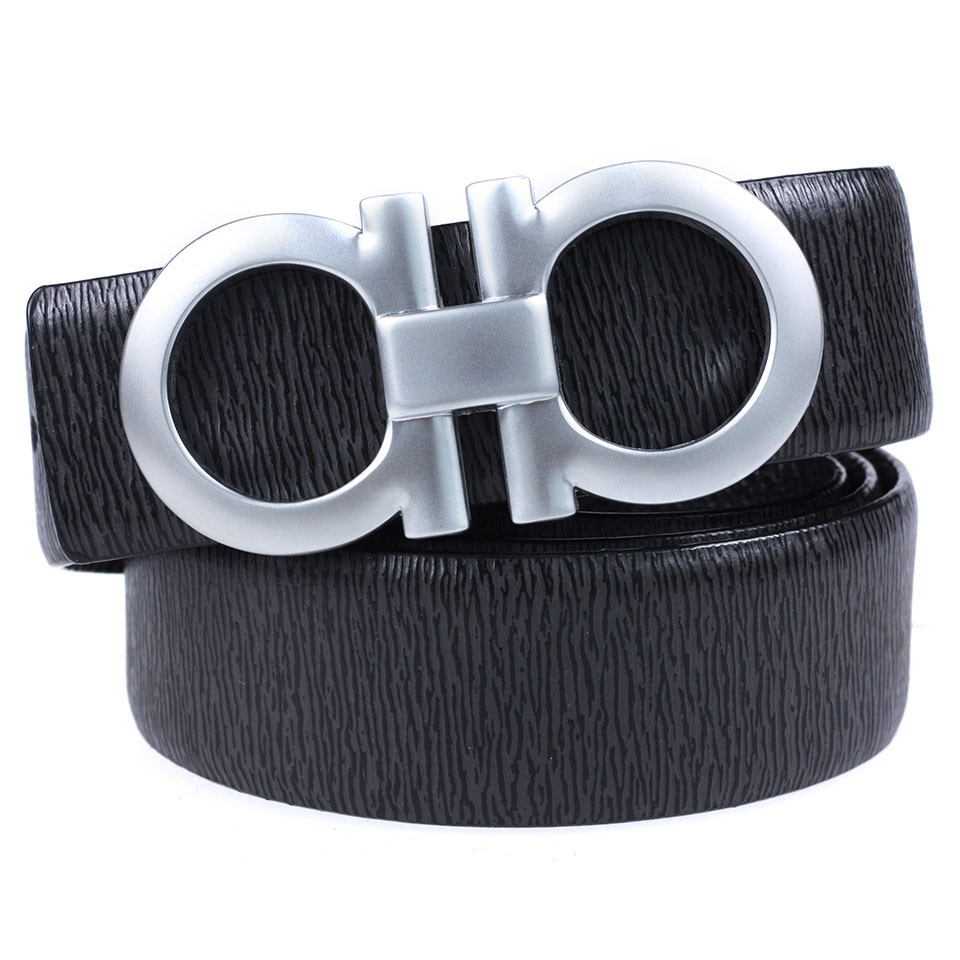 Men Made Leather Belt For Men Leisure PU Leather Belt side