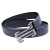 Slide Buckle Leather Belt Business Belt For Men