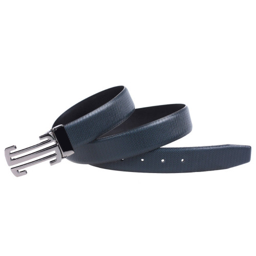 Slide Buckle Leather Belt Business Belt For Men