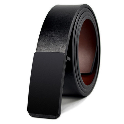 Pu Belt With Plate Buckle Leisure Belt Men Belt detail