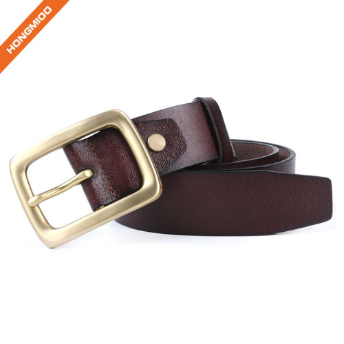 Hongmioo Mens Soft Full Grain Genuine Leather Belt for Men