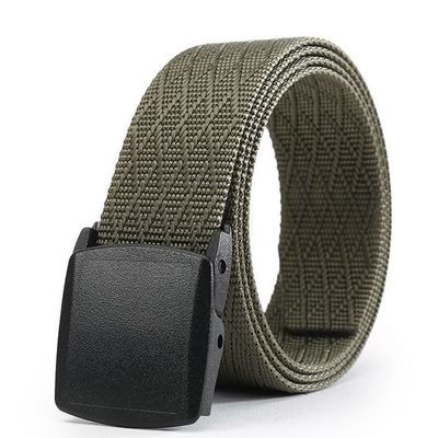 Men's Nylon Belt New Style Jeans Belt With Plastic Buckle