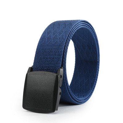 Men's Nylon Belt New Style Jeans Belt With Plastic Buckle