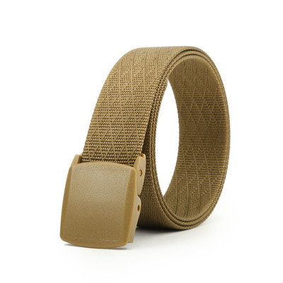 Men's Nylon Belt New Style Jeans Belt With Plastic Buckle