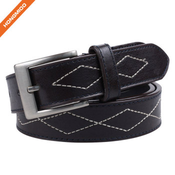 Hongmioo Pin Buckle Adjustable Men Pu Belt