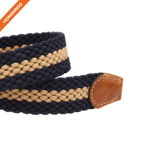 Hongmioo Stretch Belt Polyester Braided Belt With Pin Buckle For Boys