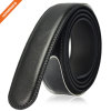 Hongmioo Automatic Men's PU Leather Round Tail Waist Strap Belt No Buckle