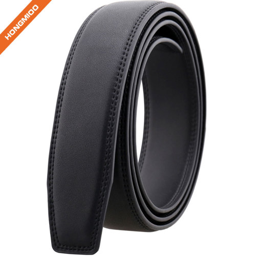 Casual Fashion Automatic PU Belt Strap with no Buckle for Men