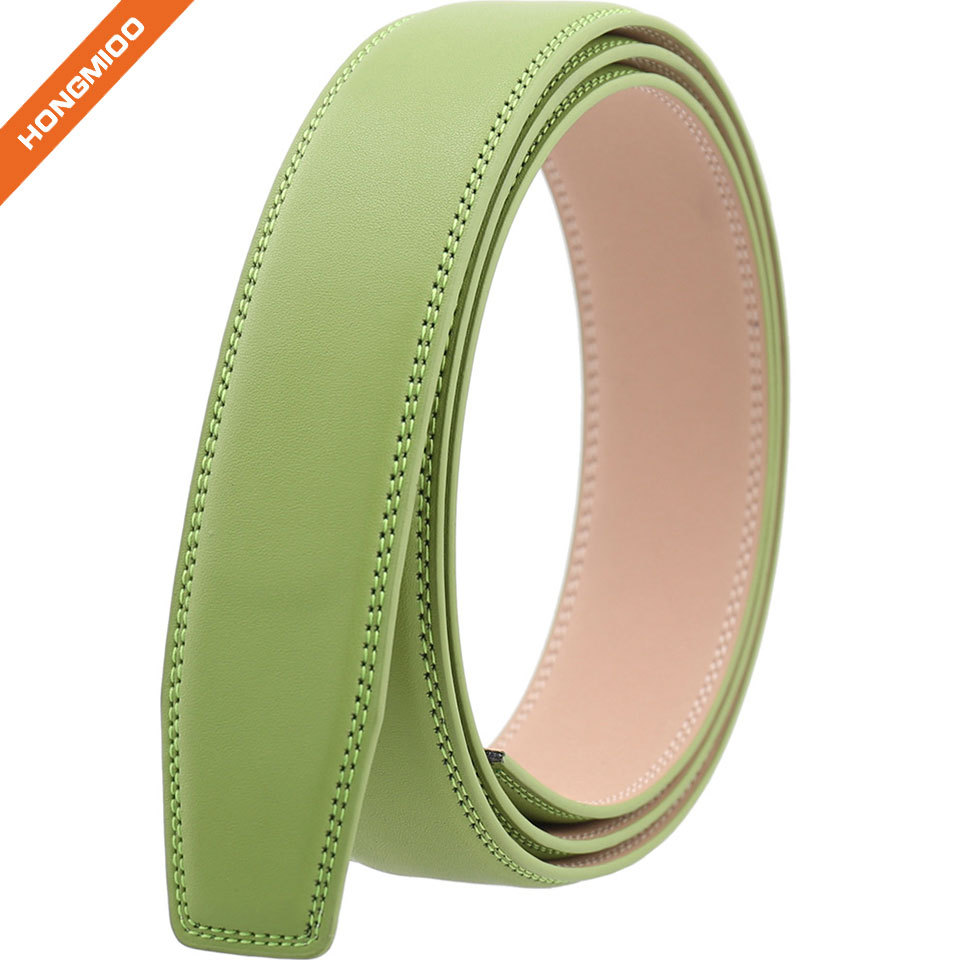 Casual Fashion Automatic PU Belt Strap with no Buckle f... detail