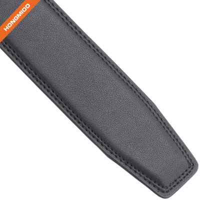 Casual Fashion Automatic PU Belt Strap with no Buckle for Men