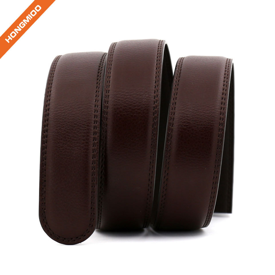 Genuine Full Grain Vintage Distressed Leather Belt Stra... detail