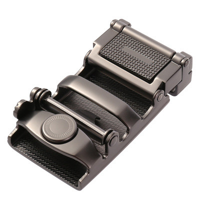 3.2CM Zink Alloy Continuously Automatic Male Leather Belt Buckle