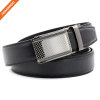 Hongmioo New Technology Comfort Click Buckle Split Leather Ratchet Belt with Custom Logo