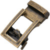 Men's Solid Buckle Automatic Ratchet Leather Belt Buckle