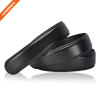 Men's Real Leather Ratchet Dress Belt with Automatic Buckle
