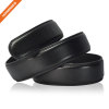 Men's Real Leather Ratchet Dress Belt with Automatic Buckle