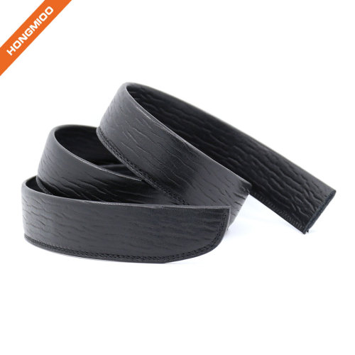 Hongmioo Automatic Water Ripple Full Grain Leather Belt Strap for Men no Buckle