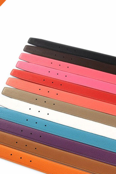 Hongmioo Multi-colored Fashion Leather Belt Straps No Buckle