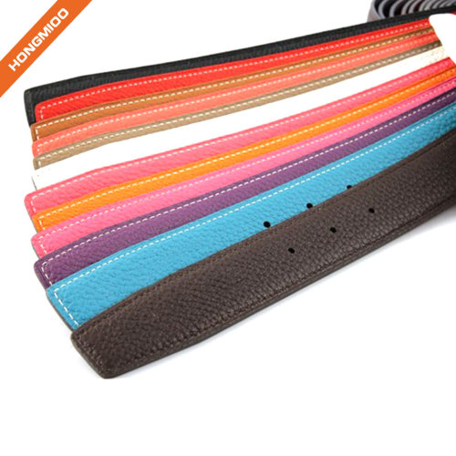 Hongmioo Multi-colored Fashion Leather Belt Straps No Buckle