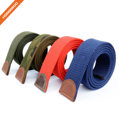 Hongmioo Fabric Webbing Belt Straps with No Buckle