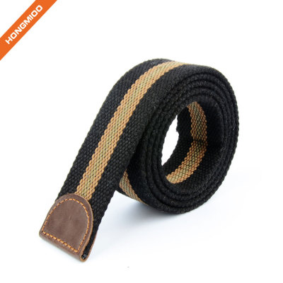 Hongmioo Mens New Custom Color Fabric Belt Strap