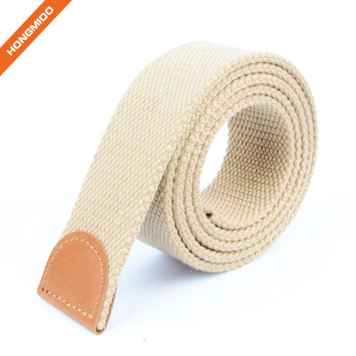 Hongmioo Mens Canvas Fabric Solid Color Belt Strap