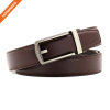 Custom Wholesale Black Brwon New Automatic Buckle Fake Leather PU Ratchet Belt