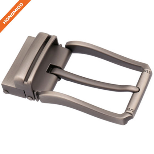 Clamp Pin Buckle Nickel Smart 3.5CM Nickel Free Zinc Belt Buckle with Brushed Satin Finish