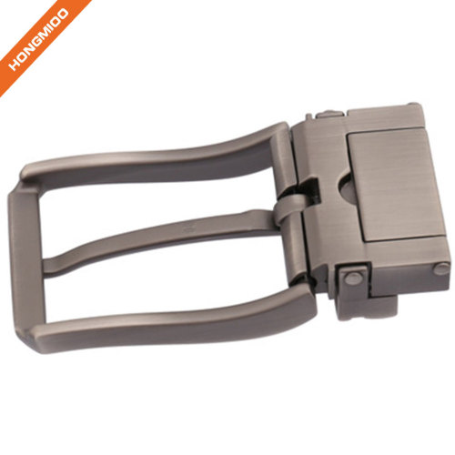 Clamp Pin Buckle Nickel Smart 3.5CM Nickel Free Zinc Belt Buckle with Brushed Satin Finish