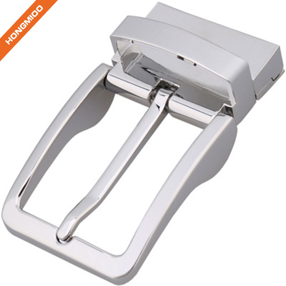 Nickel Free Reversible Clamp Belt Buckle - Detail