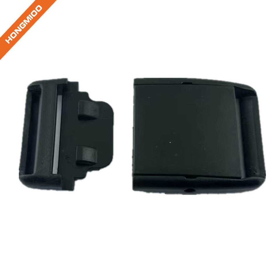 New Safety Black Flat Plastic Belt Buckle - Specs